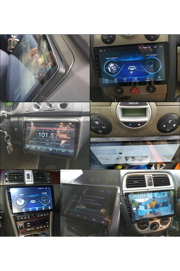 10 Inç 2+32gb Universal 2dın (25-15cm) Android 12 Ve Apple Ios Carplay Ile Arkası Slim Ince Kasa - 3