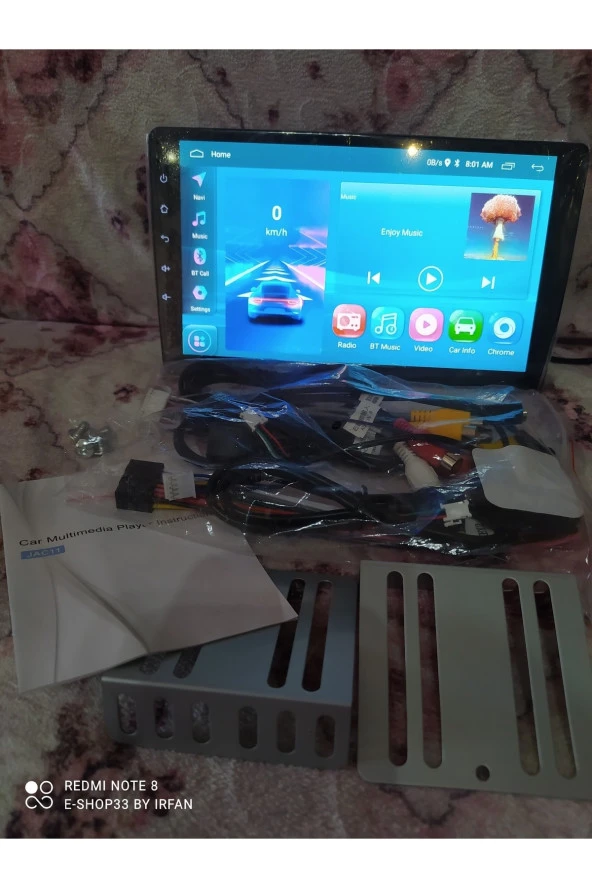 9 Inç Universal Android 13 / 2+32gb /+carplay Ile 2din Double Ekran Oto Multimedya Slim ince Kasa - 4