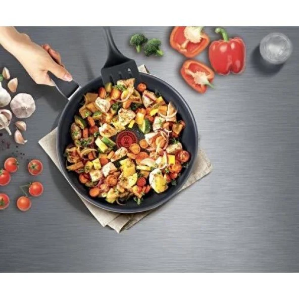 TEFAL TİTANİUM 2X XL FORCE WOK TAVA 28CM DİFÜZYON TABAN - Resim 2