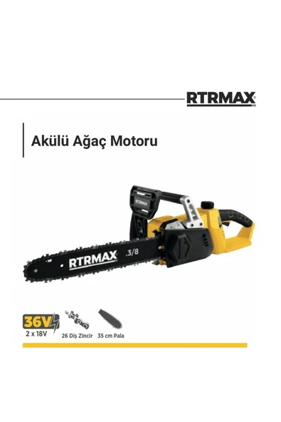 Rtrmax Akülü Ağaç Motoru Rtx1891B SOLO