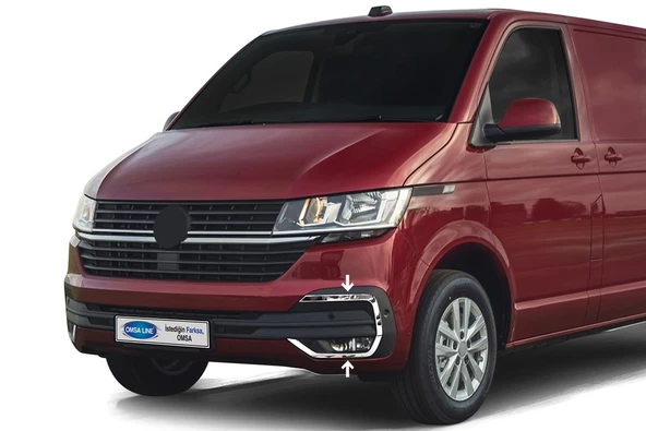 OMSA VW T6.1 Caravelle Krom Sis Far Kaşı 4 Parça 2020-2023 Arası