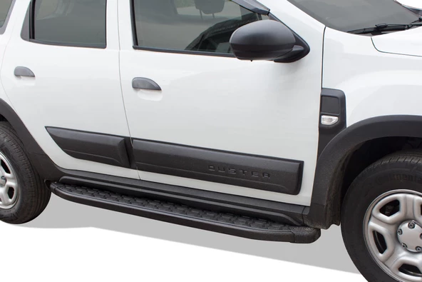 OMSA Dacia Duster Blackline Yan Basamak Siyah 2018-2024 Arası - 3