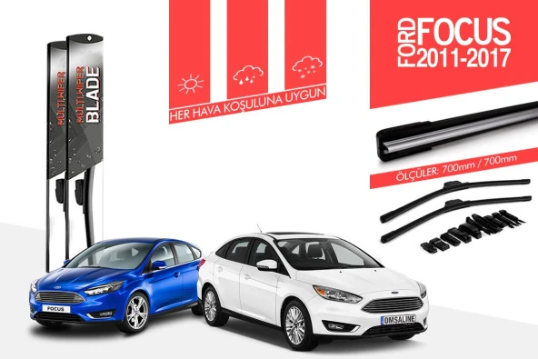 OMSA OMAC Ford Focus 3 Muz Silecek 70-70cm 2011-2017 Arası