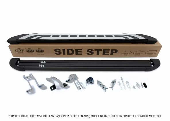 OMSA Kia Sportage 5 Faba Yan Basamak Gri 2021 ve Sonrası - 3