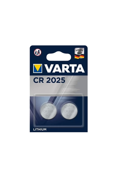 Varta 6025 Cr2025 3v Lityum Cr-2025 Pil 2'li Paket