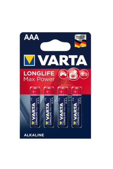 Varta Ince Kalem Pil - Aaa Longlife Max Power 4 Lü