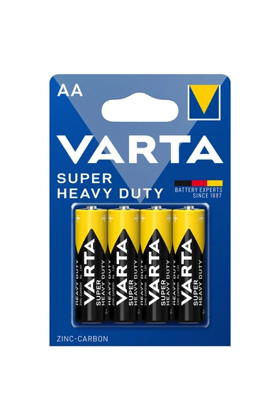 Varta Super Heavy Duty Kalem Pil 4'lü Aa