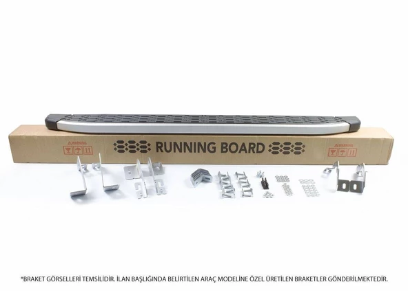 OMSA VW T-ROC Blackline Yan Basamak Alüminyum 2019 ve Sonrası - Resim 3