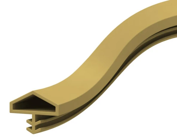 Contacall Ahşap Kapı Fitili Ahşap Kapı Contası Siyah 25 Metre Ortadan Tırnaklı Çatılı