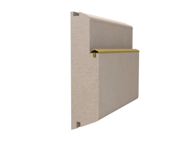 Contacall Ahşap Kapı Fitili Ahşap Kapı Contası Siyah 25 Metre Ortadan Tırnaklı Çatılı - 2