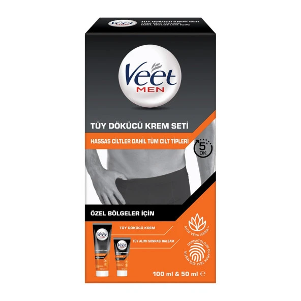 Veet Men Tüy Dökücü Krem Seti 100+50 Ml