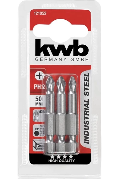 Kwb kwb 121052 3 Parça Bits Seti Ph2 50 Mm