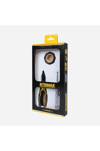 Rtrmax 3'lü El Aleti Seti Pense/kontol Kalemi/elektrik Bandı - 2