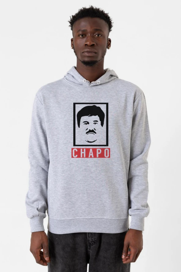 El Chapo Gangster Swagger Grimelanj Erkek Kapşonlu 3ip Sweatshirt
