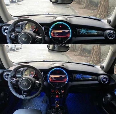 Mini Cooper Torpido Göğüslük Ambiyans Aydınlatma Set 12 Renk - 1