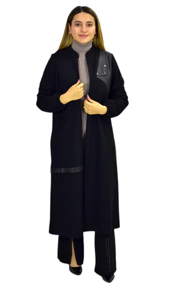 Kadın Kışlık Cepli Fermuarlı Kap Tunik BGL-ST03269 - Resim 2