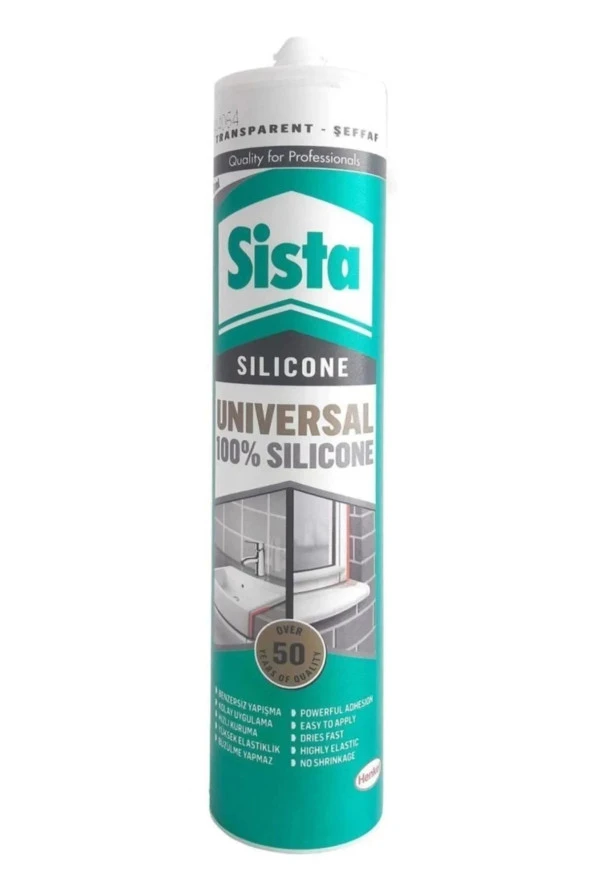 Sista Üniversal Silikon Şeffaf 280 ML