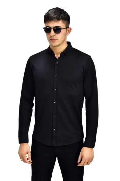 Erkek Spor Jakarlı Uzun Kol Gömlek R6530 BGL-ST03205 ürün görseli