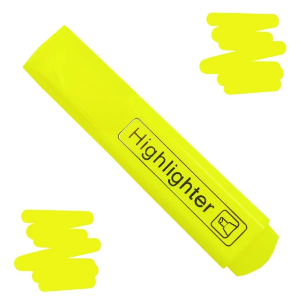 Gen-Of Fosforlu Kalem Neon LN-1029 Sarı 12 Adet - Resim 2