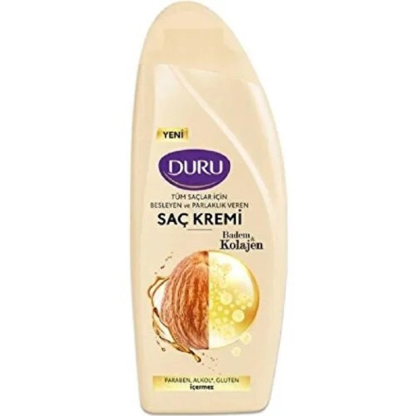 Duru Saç Kremi 500 Ml Kolajen & Badem x 2 Adet - 2