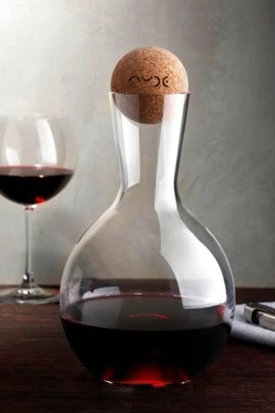 Paşabahçe Nude Mantar Kapaklı Vintage Karaf Sürahi 28303 750 cc - 2