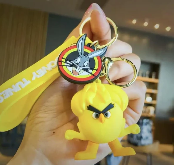 Disney Karakterleri Tweety Silikon Anahtralık Çanta Süsü