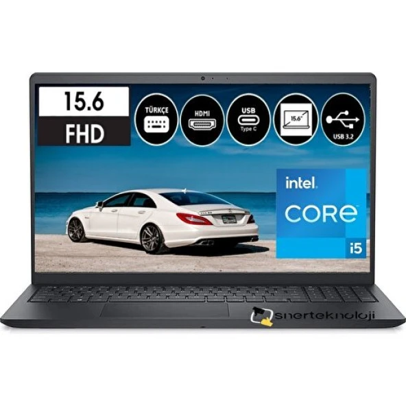 Dell 3520 Intel Core I5 1235U 32GB 1TB+512GB SSD 15.6 Full Hd 120HZ W11H I352024052009U Çanta Hediyeli -Snertech - Resim 3