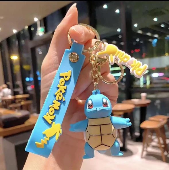 Pokemon Karakterleri Silikon Anahtarlık Çanta Süsü - Resim 2