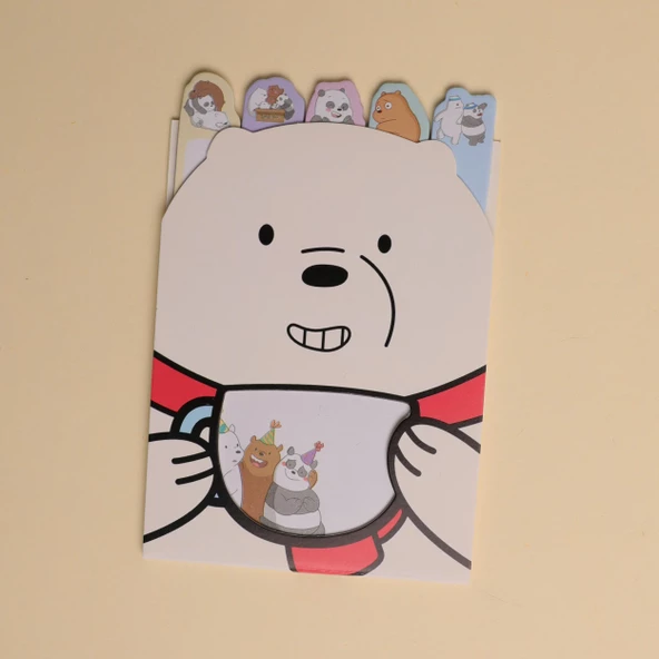 3 Kafadar Ayılar Post-ıt 4 lü Set - 3