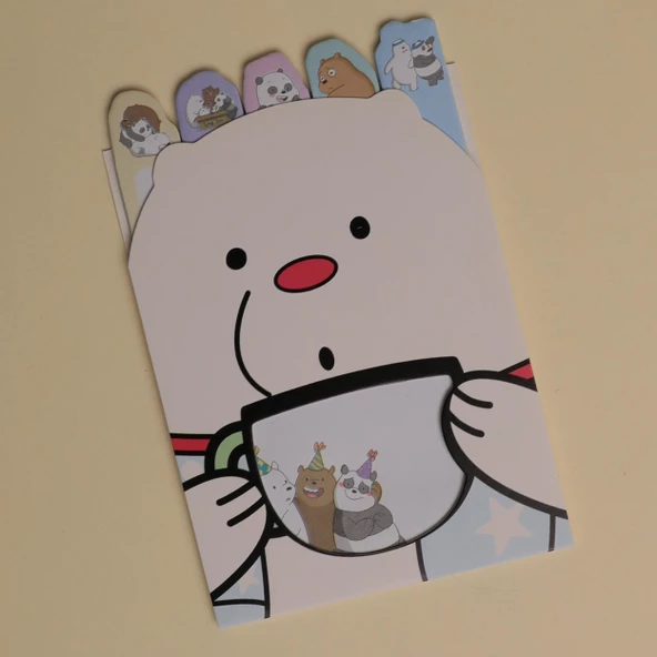 3 Kafadar Ayılar Post-ıt 4 lü Set - 2