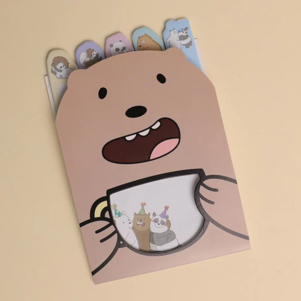 3 Kafadar Ayılar Post-ıt 4 lü Set - 7