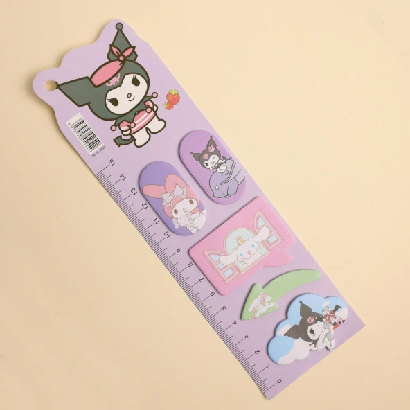 Kuromi Tasarımlı Poat-ıt Set 4  Renk - 3