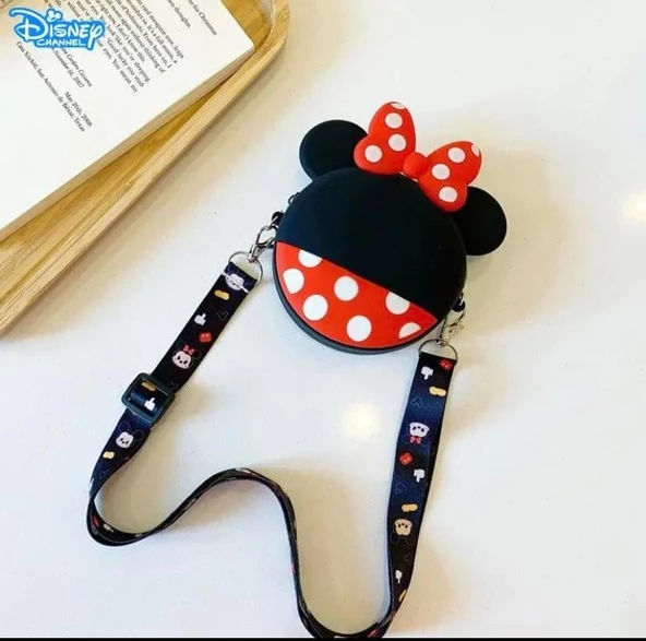 Disney Minnie Mouse Silikon Askılı Çanta