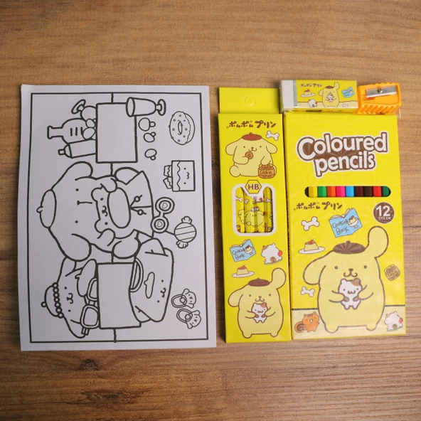 Sanrio Pom Pom Purin Kırtasiye Seti