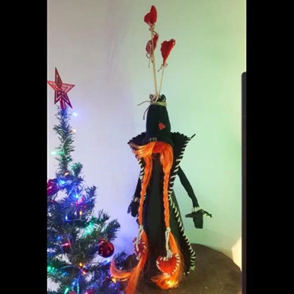 Himarry Şans cücesi 60 cm kızıl saçlı kız hediyelik ürün görseli