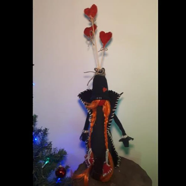 Himarry Şans cücesi 60 cm kızıl saçlı kız hediyelik - Resim 2