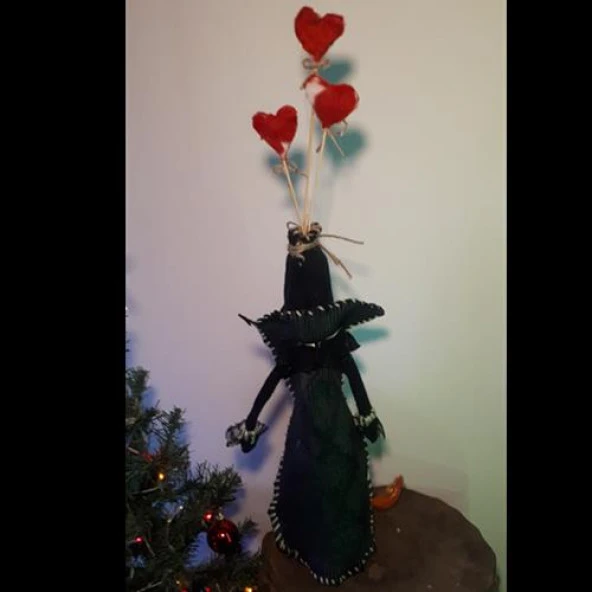 Himarry Şans cücesi 60 cm kızıl saçlı kız hediyelik - Resim 5