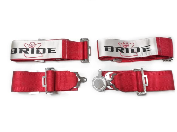 Bride 4 Noktalı Emniyet Kemeri Kırmızı - Resim 3