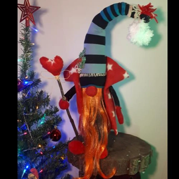 himarry kızıl sakallı şans cücesi 60 cm ürün görseli