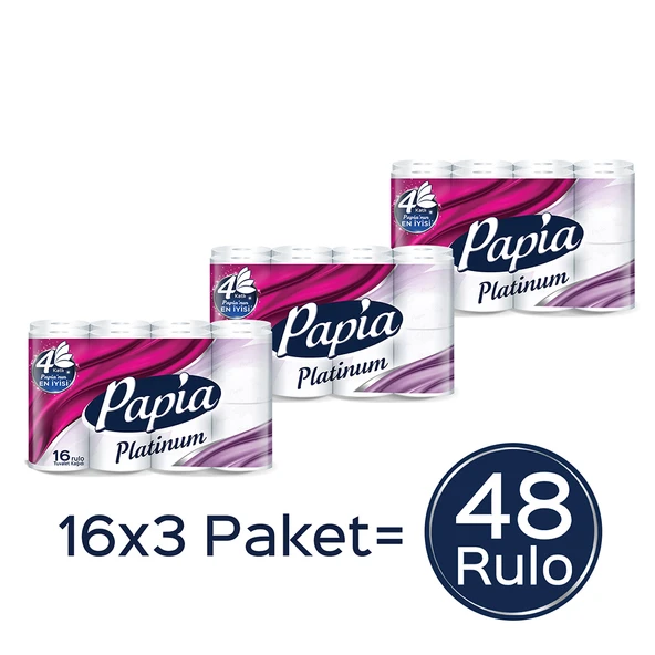 Papia Platinum Tuvalet Kağıdı 48 Rulo - 2