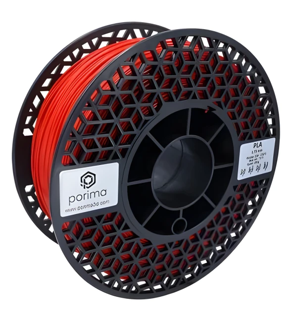Porima PLA 1.75mm Kırmızı RAL3020 Filament 1 Kg