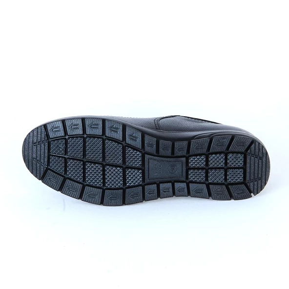 Berenni M177 Siyah %100 Deri Erkek Casual Ayakkabı - Resim 3