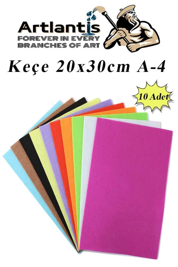 Anaokulu ve Okul Öncesi Etkinlik Seti 13 Parça 1 Paket Gelişim Seti Keçe Oynar Göz Krapon Ponpon Elişi Kağıdı Fon Kartonu Eva Simli Eva - 6