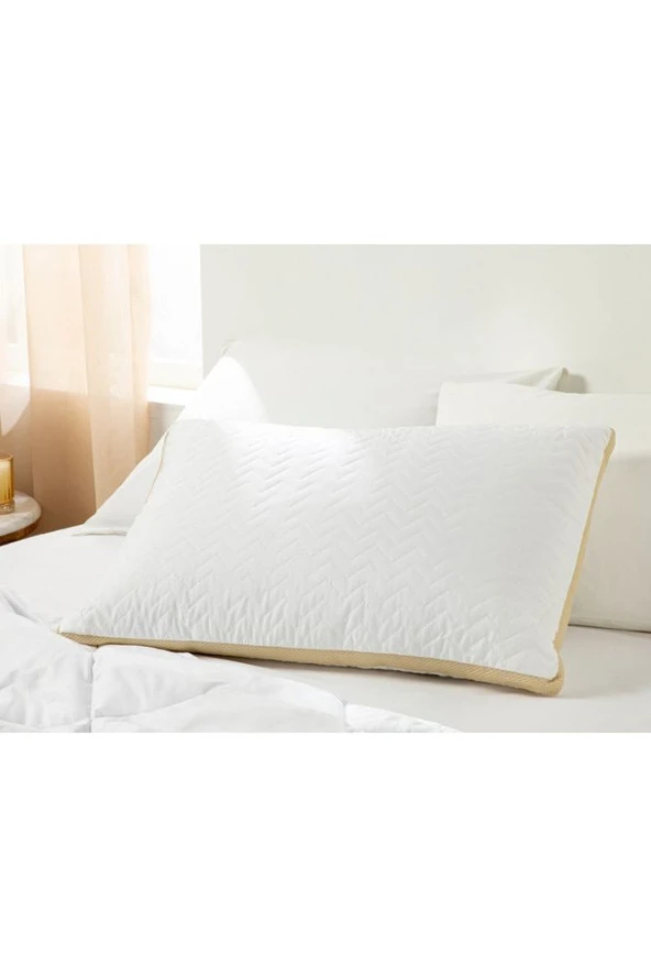 Air Plus Mikrofiber Yastık 50x70 Cm Beyaz – Gold