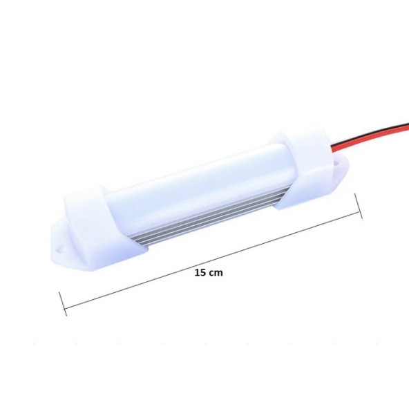 Digielektro Bar LED 5730 Beyaz Çubuk LED Alüminyum Kasalı Opak Buzlu Kapak 15 cm