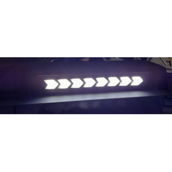 MOONVİZÖR  UNİVERSAL  LED IŞIKLI  110CM - 2