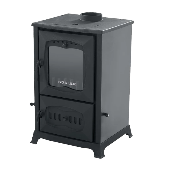 Süsler Mini şömine soba camlı döküm SS 5032 - 2