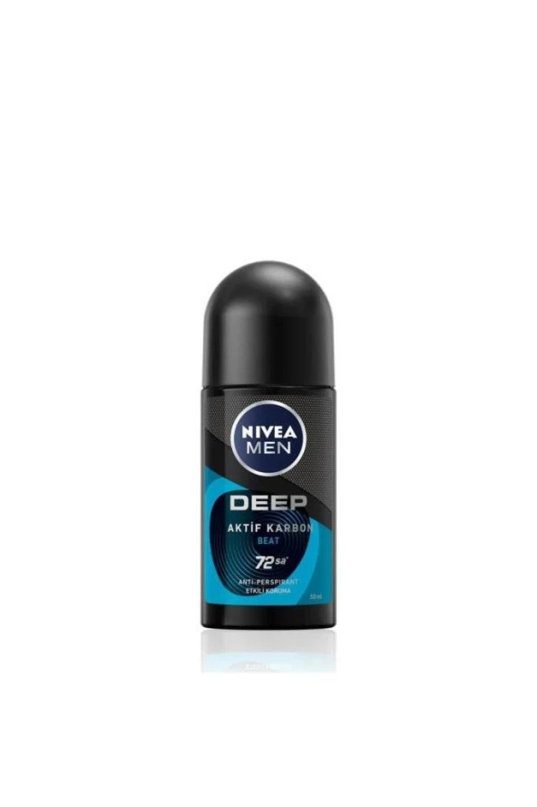 Nivea Men Deep Beat Aktif Karbon Roll-On 50 ml