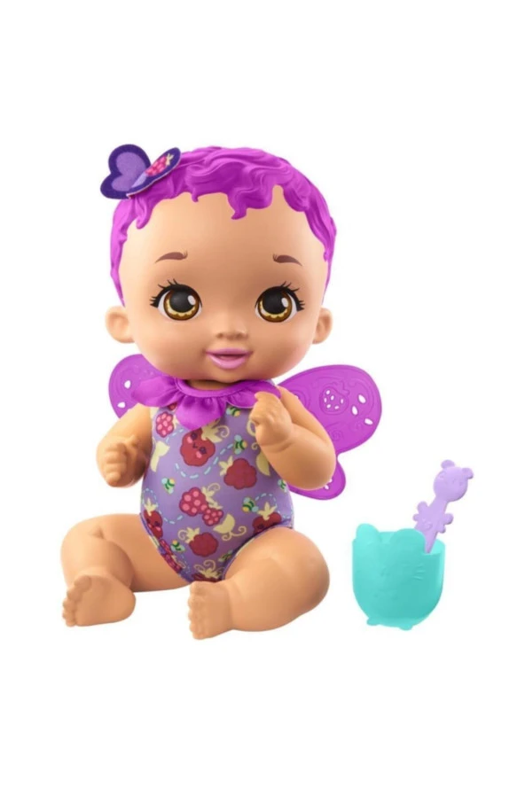 My Garden Baby  Mattel Ilk Kelebek Bebeğim Yemek Zamanı Gyn98-gyp00