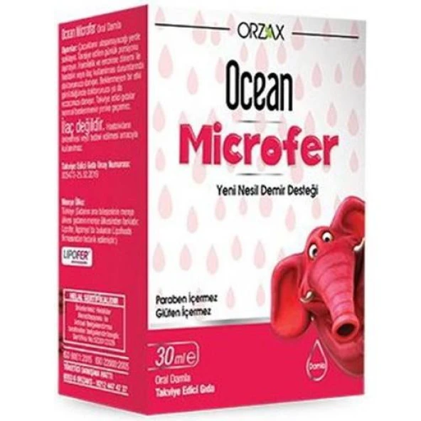 Orzax Ocean Microfer 30ml Oral Damla